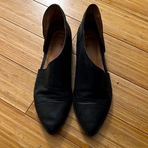 Free People Royale Flat- sz 38, Black